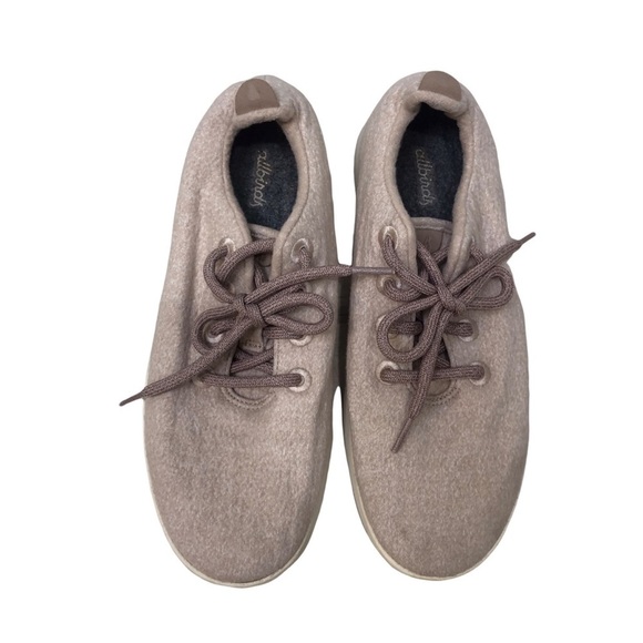 Allbirds Wool Runners Lace Up Sneaker Size 10 Tuke French Fry Tan Women’s - Picture 4 of 10